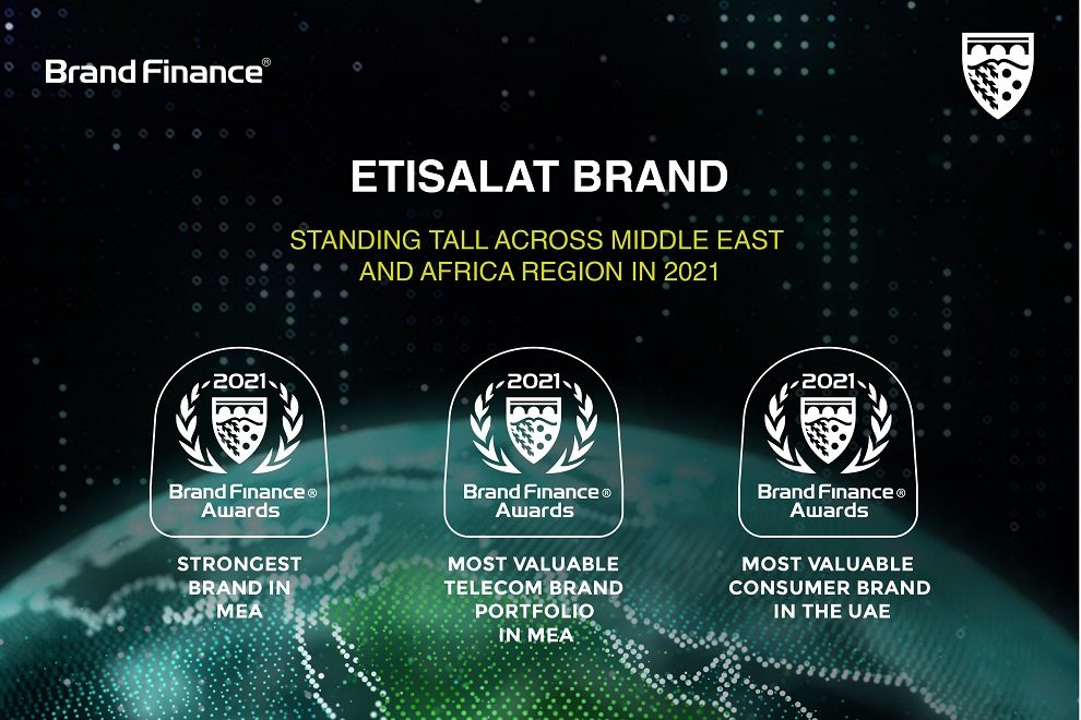 Etisalat crowned strongest brand in the MEA region