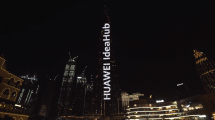 huawei-ideahub-lights-up-burj-khalifa