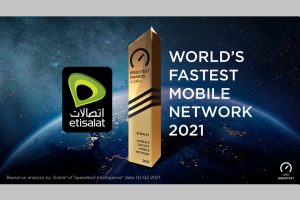 Etisalat recognised as fastest mobile network for the second consecutive year