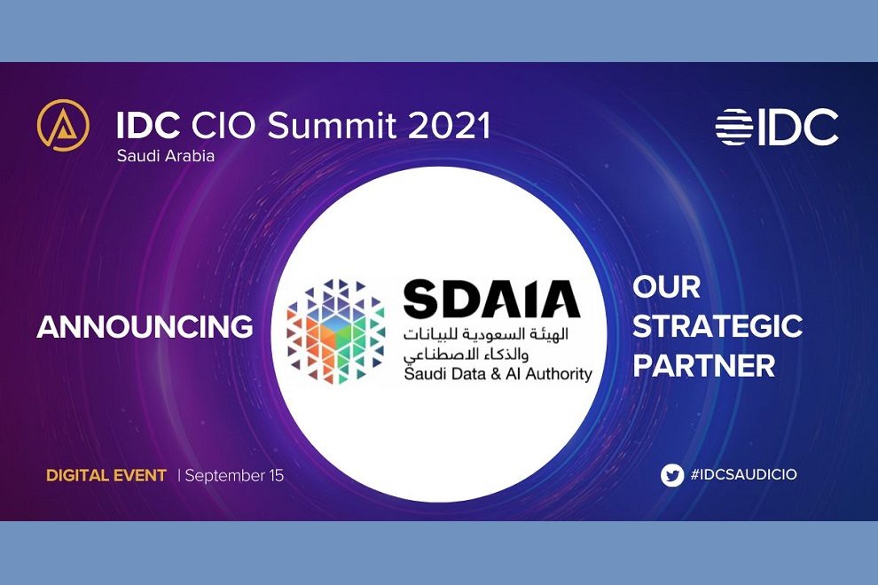 IDC partnered with the SDAIA ahead of virtual CIO summit