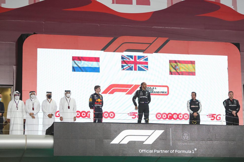 OOREDOO GROUP PRESS RELEASE: Ooredoo Managing Director Crowns Winners of First Ever F1 Ooredoo Qatar Grand Prix