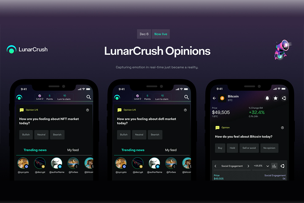 Announcing LunarCrush Opinions™ - Capturing real-time sentiment from ...