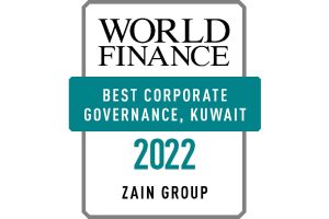 Zain awarded prestigious World Finance ‘Best Corporate Governance Award 2022’ in Kuwait for 2nd consecutive year