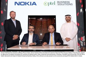 PTCL and Nokia to explore innovative ICT solutions for government, cities, industries and businesses