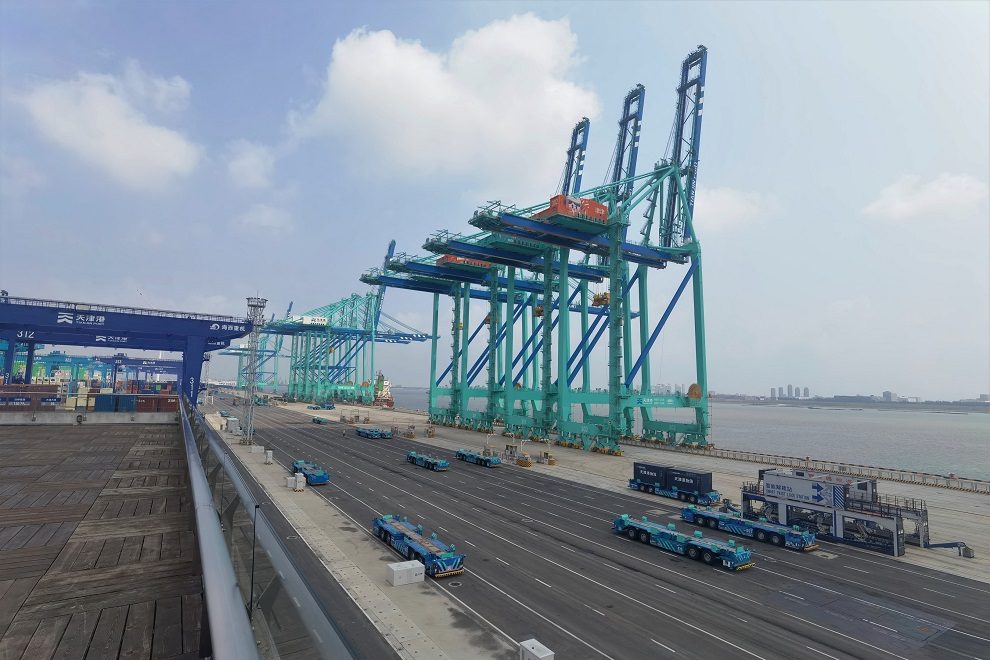 Huawei and Tianjin Port jointly built a driverless, zero-carbon “vehicle-cloud synergy” horizontal transportation solution