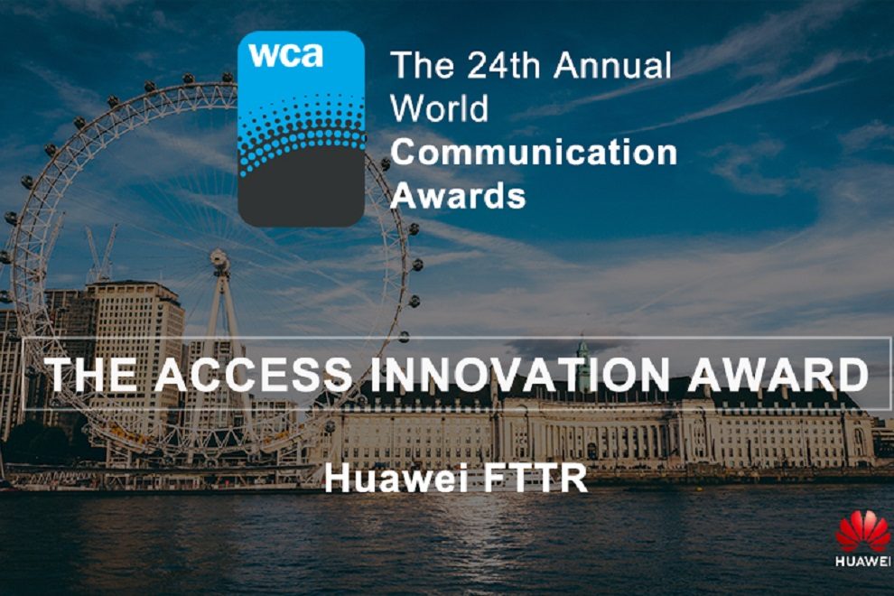 Huawei's Fiber to the Room (FTTR) Solution wins annual access Innovation Award