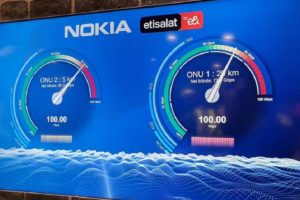 Nokia and etisalat by e& show first 100 Gbps fiber broadband in Middle East and Africa