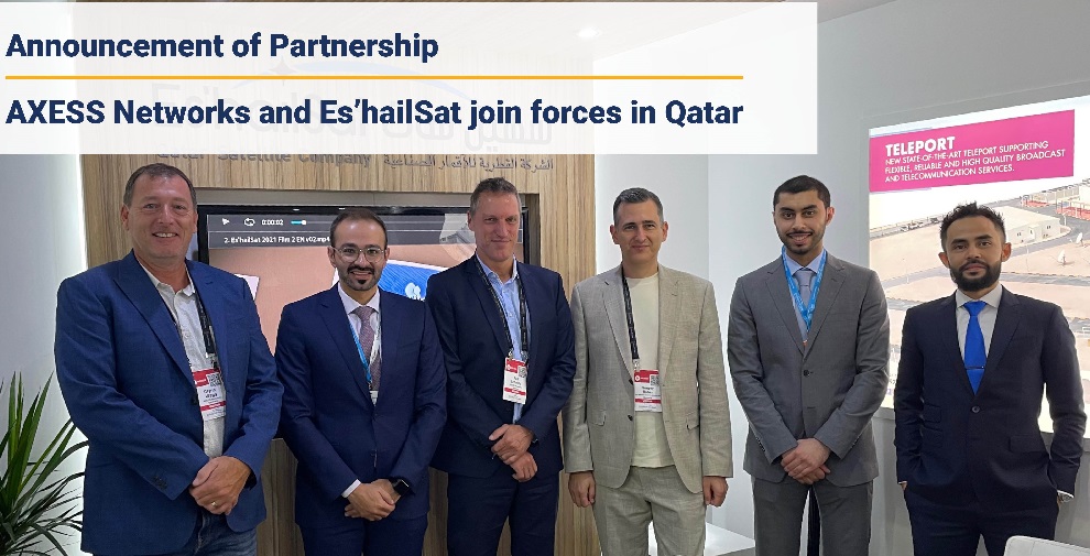 Announcement of Partnership:AXESS Networks and Es’hailSat join forces in Qatar