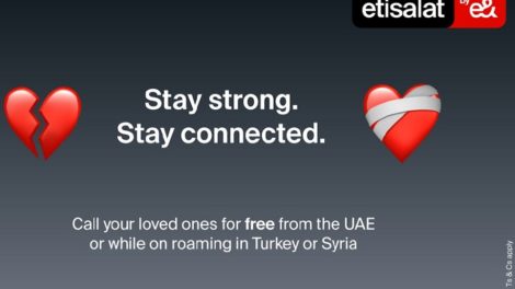 etisalat by e& in UAE provides free calls to Syria and Turkey to support communities affected by the earthquake