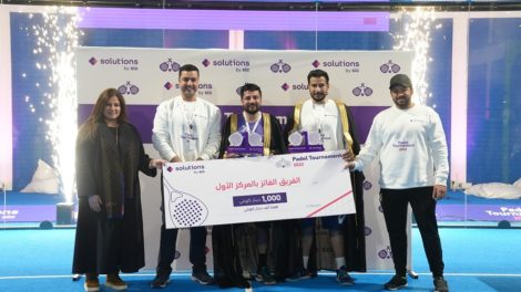 solutions by stc holds padel tournament for its business customers