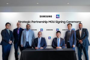 Samsung and du ink agreement to meet UAE customers’ demands in 2023