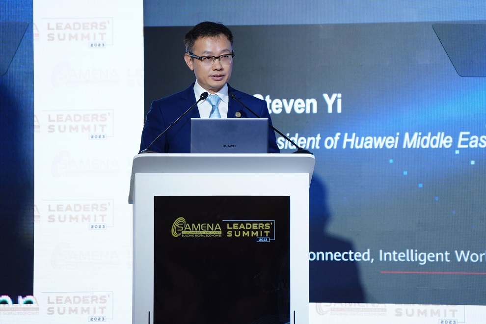 Huawei MECA President at SAMENA Leaders’ Summit 2023 stresses that thriving digital economy depends on sustainable connectivity and a large pool of skilled local talents