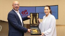 Minister Mariam Almheiri witnesses the opening of the new e& enterprise Innovation Centre for promoting Sustainability and Creativity