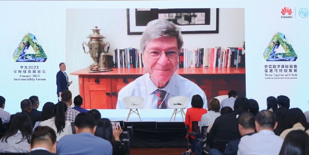 Huawei Sustainability Forum: Jeffrey Sachs advocates tech solutions to address SDG challenges