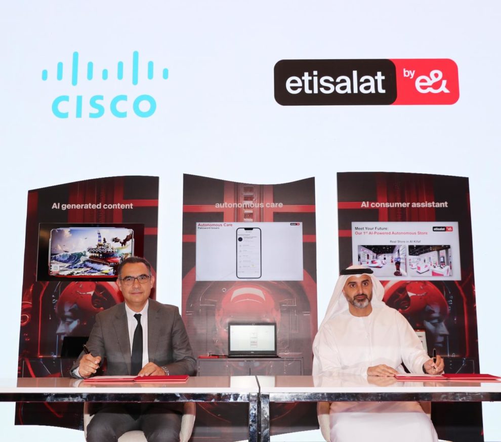 Cisco to elevate etisalat by e&'s connectivity and collaboration services for businesses