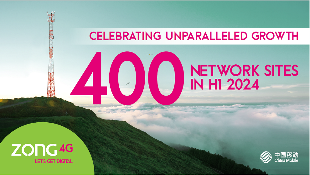 Zong expands its data network with the addition of 400 new 4G sites