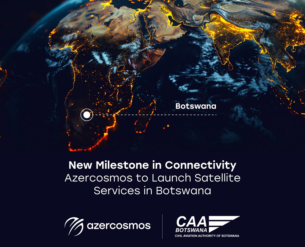 Azercosmos satellite services in Botswana