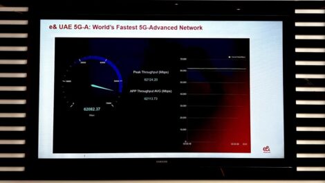 e& UAE achieves world's fastest aggregated 5G-Advanced Speed of 62Gbps