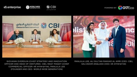 e& enterprise in partnership with WWG signs sustainability fintech agreement with CBI