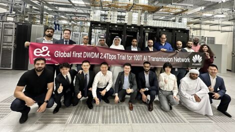 e& UAE and Huawei completes trial of world’s first 2.4Tbps optical solution