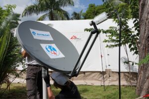 Eutelsat Télécoms Sans Frontières emergency connectivity