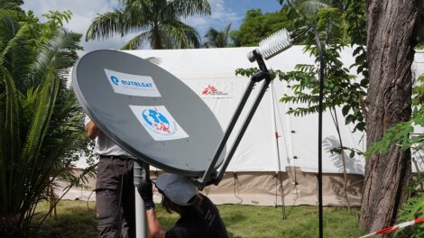 Eutelsat Télécoms Sans Frontières emergency connectivity