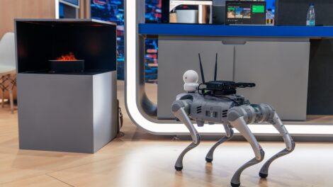 Ericsson showcases 5G-enabled robotic dog Rocky at LEAP 2025