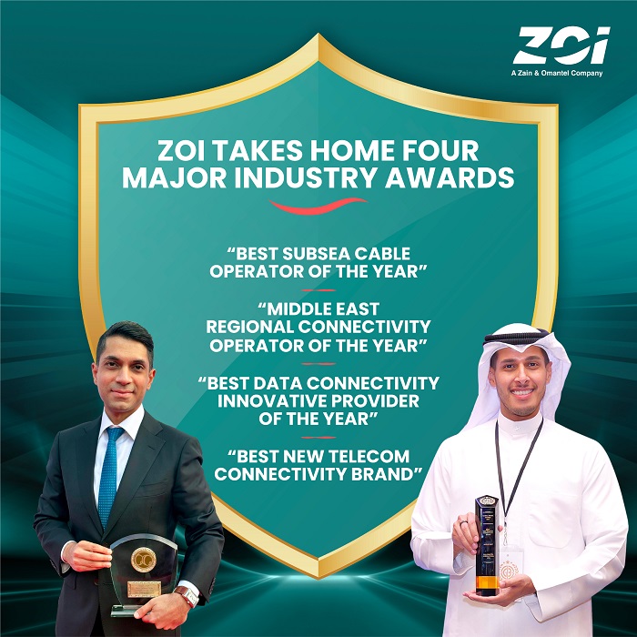 ZOI wins four major industry awards