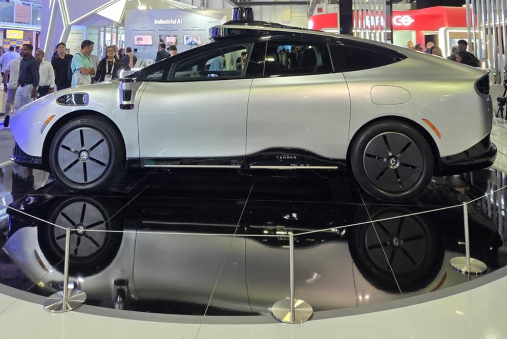 Self-Driving EV draws attention at GITEX Global
