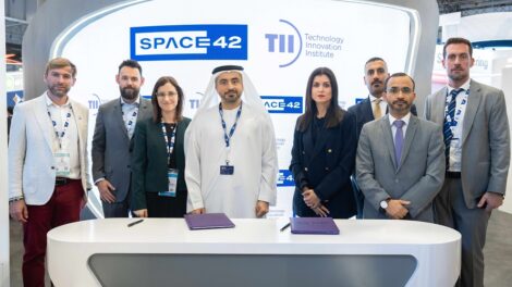 TII and Space42 space-to-ground quantum communication network