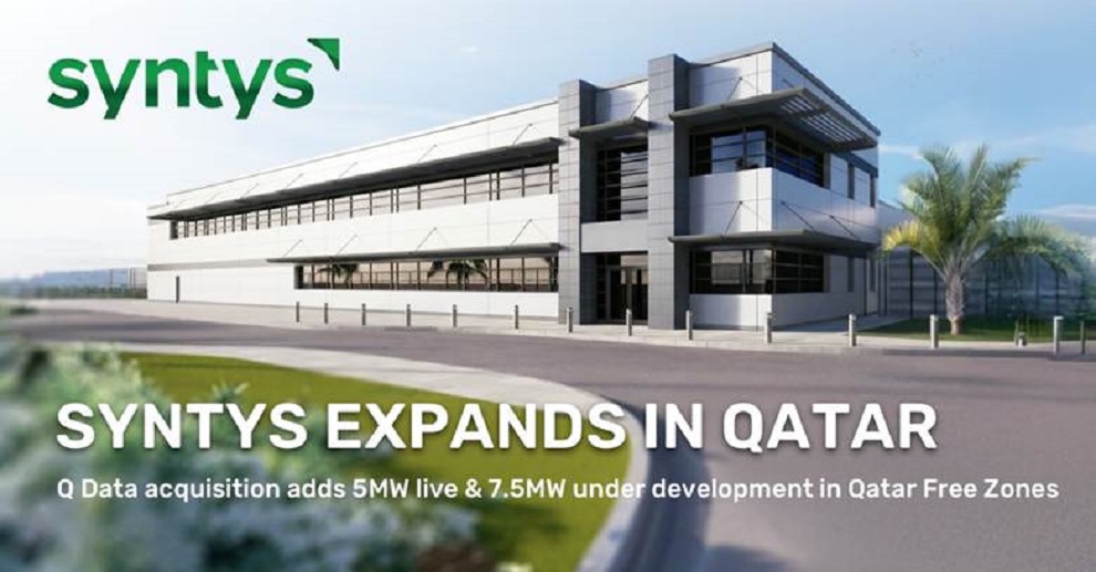 Syntys acquires Q Data facilities in Qatar