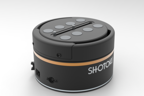 Shotoku introduces the world to Aura P2 PTZ Prompter Panner at NAB SHOW 2026