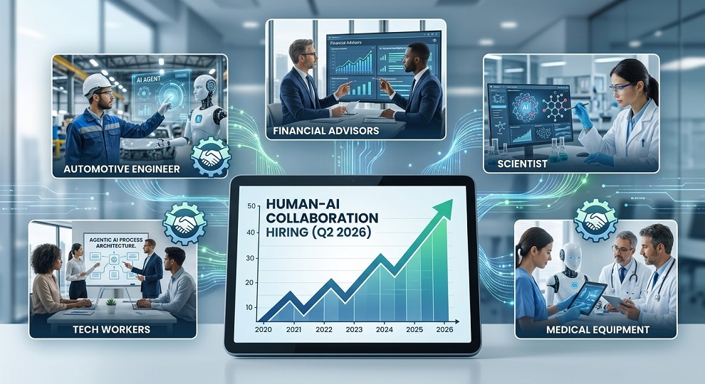 Human–AI collaboration hiring