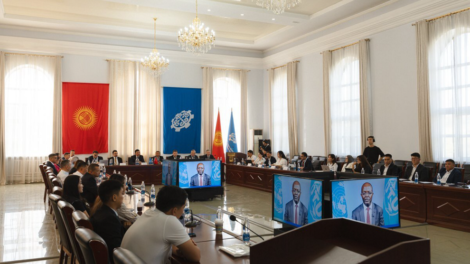 satellite networks development in Central Asia