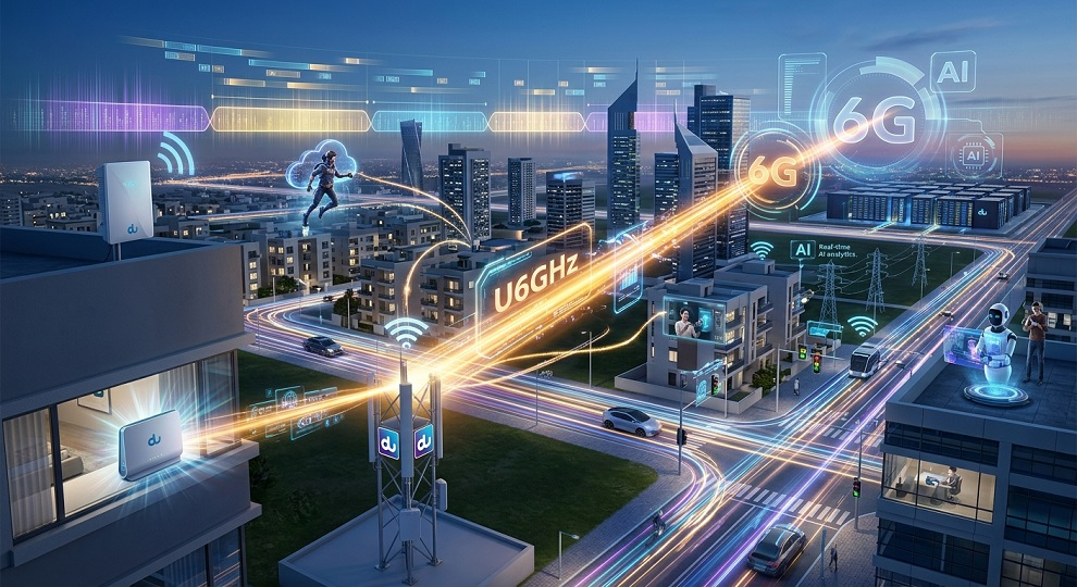 du accelerates the way for 6G with launch of first commercial end-to-end U6GHz connectivity to customers